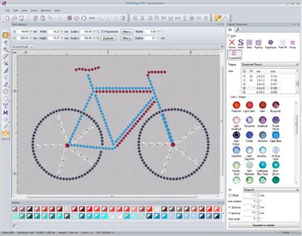 Drawings 6 with crystal design